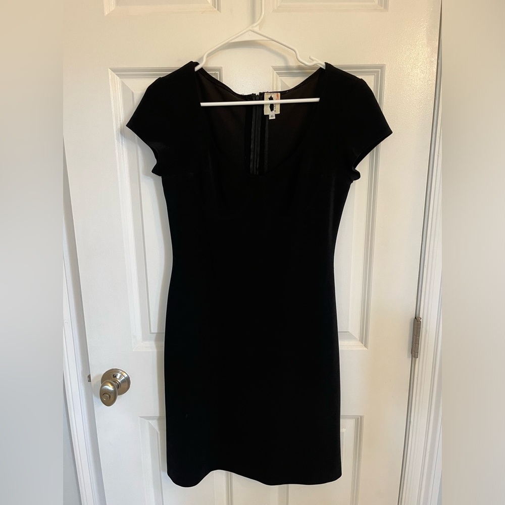 Vintage Black Silhouette Dress Size 6